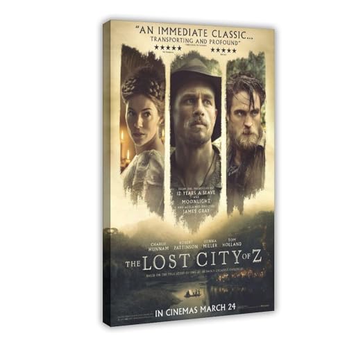 YJJGLZC Filmposter "The Lost City Of Z", Schlafzimmerdekoration, Landschaft, Büro, Raumdekoration, Geschenk, 50 x 75 cm von YJJGLZC