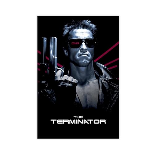 YJJGLZC Filmposter "The Terminator" auf Leinwand, Schlafzimmer, Dekoration, Landschaft, Büro, Raumdekoration, Geschenk, 50 x 75 cm von YJJGLZC