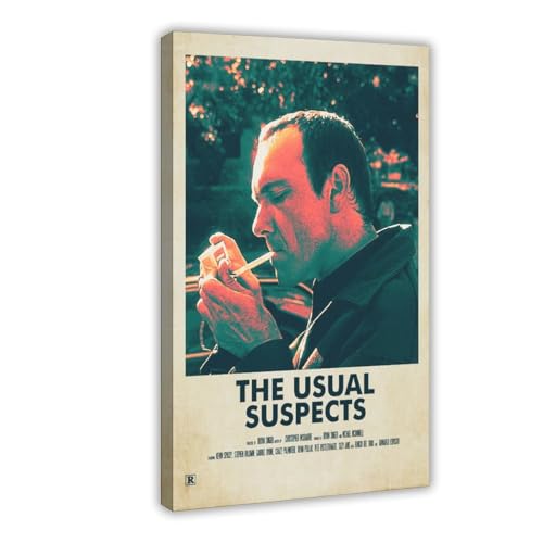 YJJGLZC Filmposter "The USUAL SUSPECTS", Retro-Leinwand-Poster, Schlafzimmer, Dekoration, Landschaft, Büro, Raumdekoration, Geschenk, 40 x 60 cm von YJJGLZC