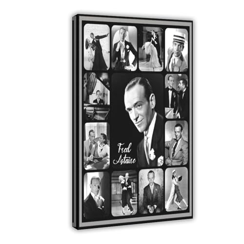 YJJGLZC Fred Astaire Poster (6) Leinwandposter, Wandkunst, Dekordruck, Bild Gemälde für Wohnzimmer, Schlafzimmer, Dekoration, 50 x 75 cm von YJJGLZC