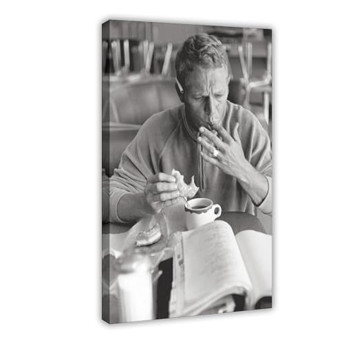 YJJGLZC Steve McQueen Leinwand-Poster, Wandkunst, Wandkunst, Wandkunst, Druck, Gemälde für Wohnzimmer, Schlafzimmer, Dekoration, 30 x 45 cm von YJJGLZC