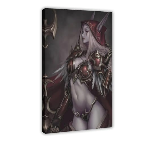 YJJGLZC Sylvanas Windrunner-Poster (3) Leinwand-Poster, Schlafzimmerdekoration, Landschaft, Büro, Raumdekoration, Geschenk, 20 x 30 cm von YJJGLZC