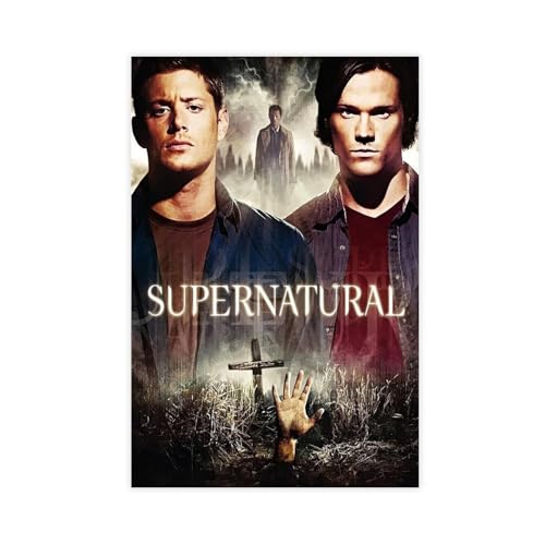 YJJGLZC TV-Serie Supernatural-Poster (12) Leinwandposter Schlafzimmer Dekor Landschaft Büro Zimmer Dekor Geschenk 60 x 90 cm von YJJGLZC