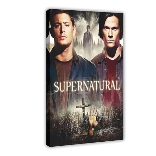 YJJGLZC TV-Serie Supernatural-Poster (12) Leinwandposter Schlafzimmer Dekor Landschaft Büro Zimmer Dekor Geschenk 60 x 90 cm von YJJGLZC