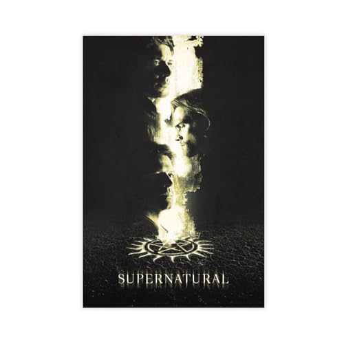 YJJGLZC TV-Serie Supernatural-Poster (9) Leinwandposter Schlafzimmer Dekor Landschaft Büro Zimmer Dekor Geschenk 30 x 45 cm von YJJGLZC