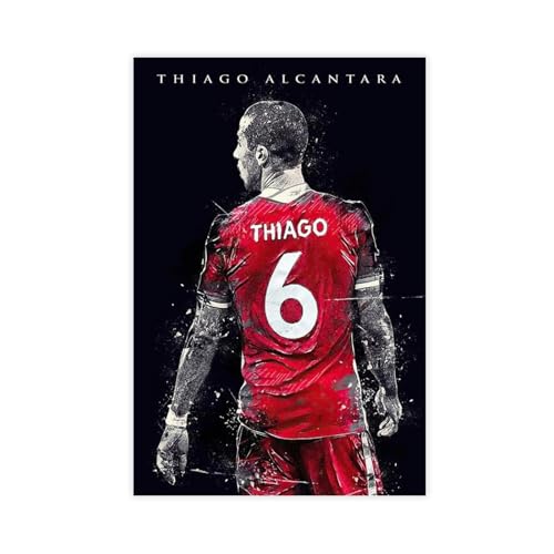YJJGLZC Thiago Alcantara-Poster (1) Leinwand-Poster, Schlafzimmerdekoration, Landschaft, Büro, Raumdekoration, Geschenk, 20 x 30 cm von YJJGLZC