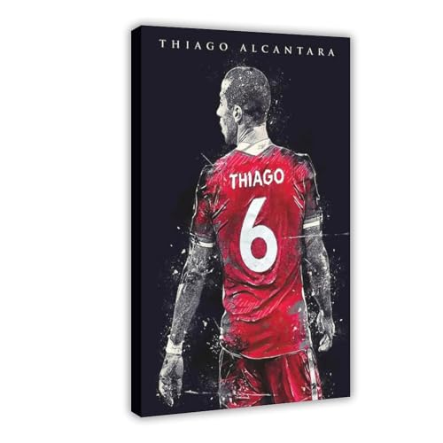 YJJGLZC Thiago Alcantara-Poster (1) Leinwand-Poster, Schlafzimmerdekoration, Landschaft, Büro, Raumdekoration, Geschenk, 40 x 60 cm von YJJGLZC
