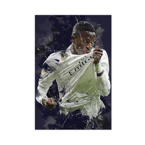 YJJGLZC Vinicius Junior-Poster (3) Leinwand-Poster, Schlafzimmerdekoration, Landschaft, Büro, Raumdekoration, Geschenk, 40 x 60 cm von YJJGLZC