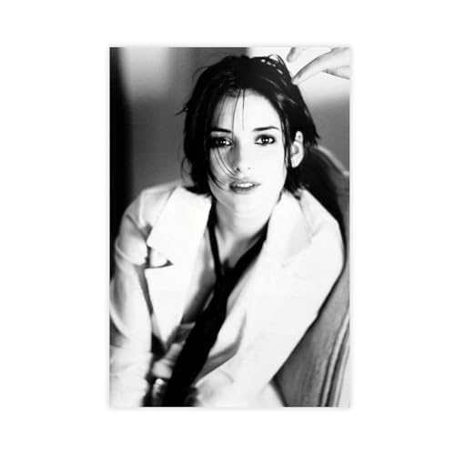 YJJGLZC Winona Ryder-Poster (3) Leinwand-Poster, Schlafzimmerdekoration, Landschaft, Büro, Raumdekoration, Geschenk, 20 x 30 cm von YJJGLZC