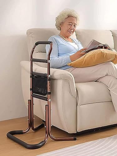 Chair Stand Assist for Seniors mit Storage Tasche, Adjustable Height Cane, Bed Rails für Elderly Sit to Stand, tragbare Mobility Aids, Chair Lift Assist Grab Bar Safe Support von YJKKZQLB