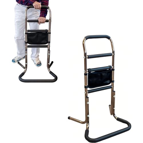 YJKKZQLB Mobiler Ständer Assist Bettgitter für ältere Menschen Erwachsene Stuhlschiene Stuhlständer Unterstützung Patienten Hebehilfe Mobilität Stehen Alltag Lebenshilfe YJKKZQLB Mobiler Ständer Assist Bettgitter für ältere Menschen Erwachsene Stuhlschiene Stuhlständer Unterstützung Patienten Hebehilfe Mobilität Stehen Alltag Lebenshilfe von YJKKZQLB