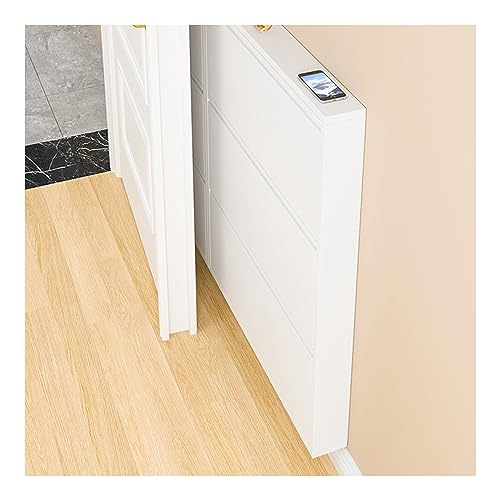 YJKKZQLB Moderner Schuhschrank mit versteckten Türen, um Platz in Fluren und Wohnzimmer zu sparen YJKKZQLB Moderner Schuhschrank mit versteckten Türen, um Platz in Fluren und Wohnzimmer zu sparen von YJKKZQLB