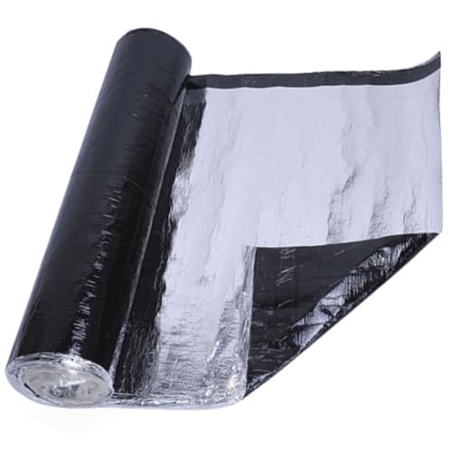 Dachbahn Selbstklebend, Dachfolie Aluminium Folie, Wasserdichtes Klebeband, Dachbahn, Dachfolie, Bitumenbahn, Einlage zur Dachabdichtung, für Gartenhäuser, Garagendächer und Schuppen(0.5x10m) von YJMYGS