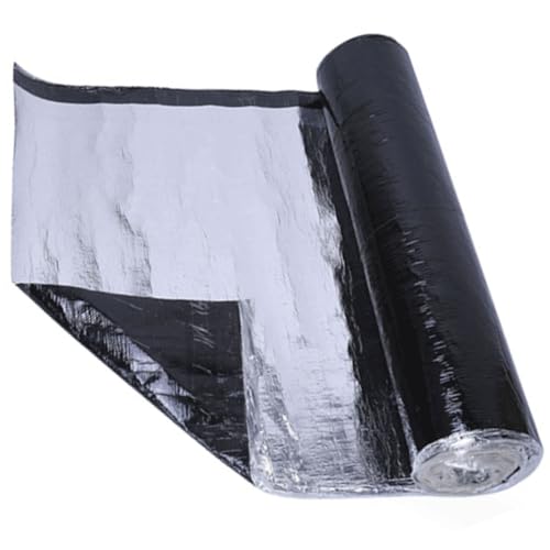 Dachbahn Selbstklebend, Dachfolie Aluminium Folie, Wasserdichtes Klebeband, Dachbahn, Dachfolie, Bitumenbahn, Einlage zur Dachabdichtung, für Gartenhäuser, Garagendächer und Schuppen(0.5x15m) von YJMYGS