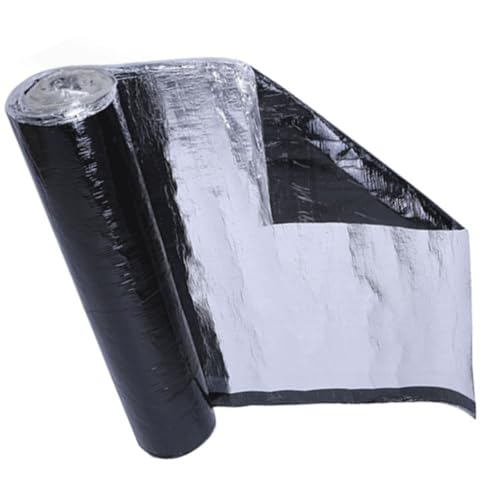 Dachbahn Selbstklebend, Dachfolie Aluminium Folie, Wasserdichtes Klebeband, Dachbahn, Dachfolie, Bitumenbahn, Einlage zur Dachabdichtung, für Gartenhäuser, Garagendächer und Schuppen(0.5x5m) von YJMYGS