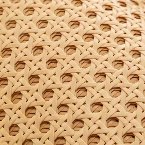 YJMYGS Wiener Geflecht Meterware, Natürliche Rattan Geflecht 40 x 100 cm, Rattan Meterware Gewebtes Rattan Möbel, Rattan Rolle für Stuhl, Möbel, Schrank, Kommode, Sessel, Schranktür(50x200cm) von YJMYGS