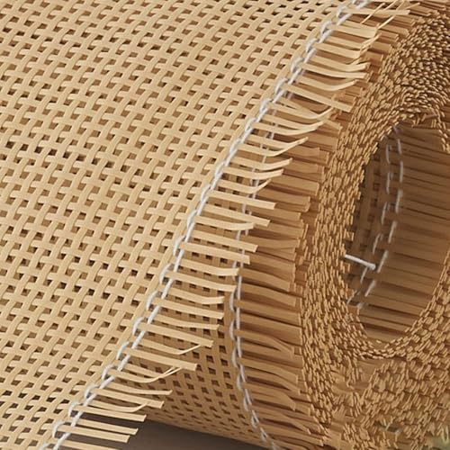 YJMYGS Wiener Geflecht Meterware, Natürliche Rattan Geflecht 40 x 200 cm, Rattan Meterware Gewebtes Rattan Möbel, Rattan Rolle für Stuhl, Möbel, Schrank, Kommode, Sessel, Schranktür(100x150cm) von YJMYGS
