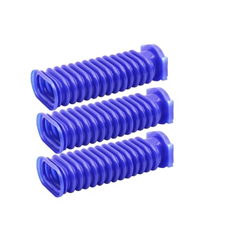 Blauer Schlauch kompatibel mit Dyson V6 V7 V8 V10 V11 Weiche Samtrolle Saugschlauch Ersatzteil Haushaltsreinigung Staubsauger Zubehör(4pcs) von YJMYLTO