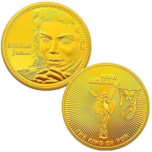 YJMYLTO Michael Jackson Vergoldete Medaille Coin Crafts Collection - Verzug YJMYLTO Michael Jackson Vergoldete Medaille Coin Crafts Collection - Verzug von YJMYLTO