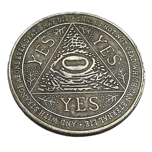YJMYLTO Verirrte Münze Entscheidung Münze Totenkopf JA/Nein Messingmedaille Einhändige Münze, Gedenkmünze -Default YJMYLTO Verirrte Münze Entscheidung Münze Totenkopf JA/Nein Messingmedaille Einhändige Münze, Gedenkmünze -Default von YJMYLTO