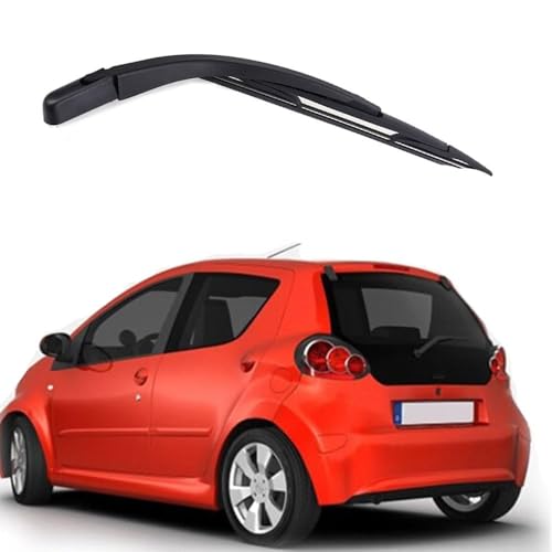 YJPHR Auto Heckscheibenwischer für Aygo MK1 2005-2014, Heckwischerblatt Hinten Wischerarm Set Ersatz Zubehör von YJPHR