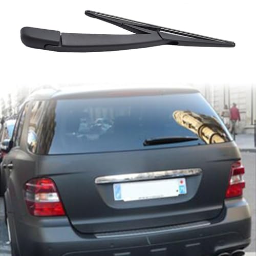 YJPHR Auto Heckscheibenwischer für Benz M ML Klasse W164 2005-2011, Heckwischerblatt Hinten Wischerarm Set Ersatz Zubehör von YJPHR