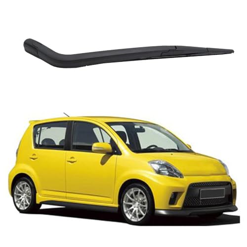 YJPHR Auto Heckscheibenwischer für Daihatsu sirion mk2 2004-2012, Heckwischerblatt Hinten Wischerarm Set Ersatz Zubehör von YJPHR
