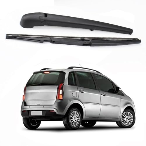 YJPHR Auto Heckscheibenwischer für FIAT Idee 350 2003-2018, Heckwischerblatt Hinten Wischerarm Set Ersatz Zubehör von YJPHR