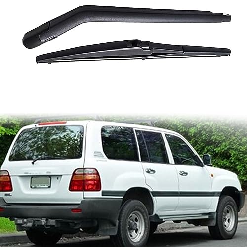 YJPHR Auto Heckscheibenwischer für Land Cruiser J100 1999-2007, Heckwischerblatt Hinten Wischerarm Set Ersatz Zubehör von YJPHR