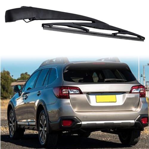 YJPHR Auto Heckscheibenwischer für Outback mk5 2014-2019, Heckwischerblatt Hinten Wischerarm Set Ersatz Zubehör von YJPHR