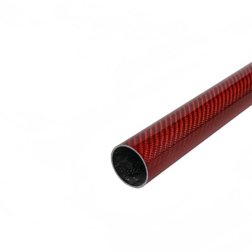 2 Stück Kohlefaserrohre, 3K, glänzende Oberfläche, leichte Festigkeit, präzise geschnittene Faserrohre for RC(Red,16x14mm) von YJQHODY