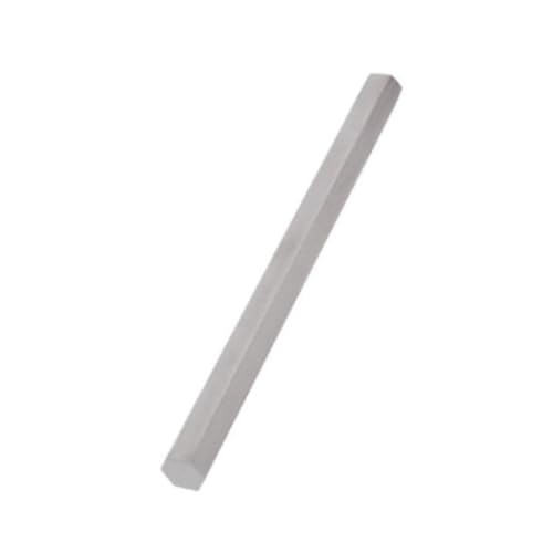 2 Stück Subtense-Abstand 4/10/20 MM 6061 Aluminium-Sechskantstangen, Länge 495 mm, hochfeste silberne Metallstangen(20mm) von YJQHODY