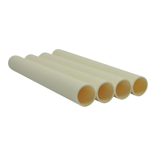 3 Stück Aluminiumoxid-Keramik-Distanzrohre, 100 mm, Thermoelement-Schutz, Porzellanrohr zur Sensorabschirmung(3X6X100mm) von YJQHODY
