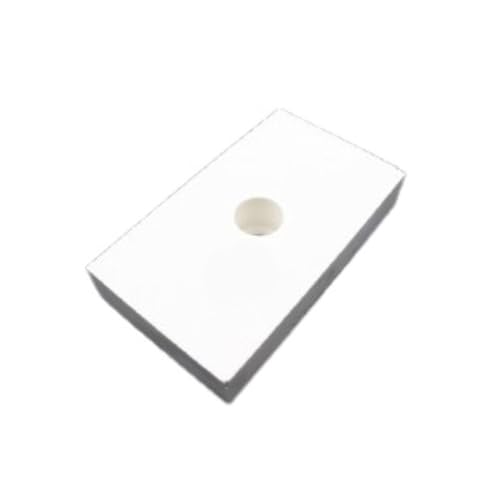 3 mm dickes keramisches Wärmeableitungs-Isolierblatt mit Loch, 22 × 30 mm, hochtemperaturbeständiges Substrat, 1 Stück von YJQHODY
