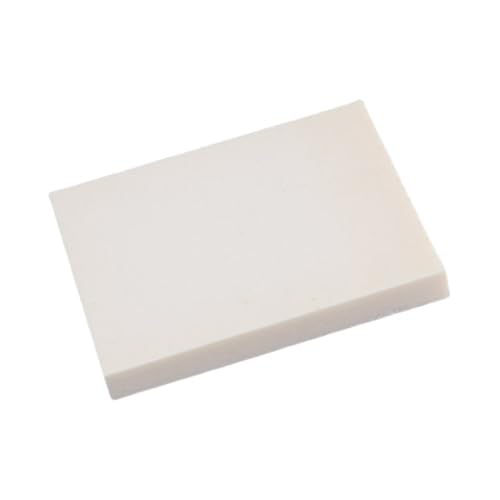 Bearbeitbarer Keramikblock, Dicke 0,6 mm bis 3 mm, weiß, Substratplatte mit hoher mechanischer Festigkeit, 1 Stück(110x120x2mm) von YJQHODY