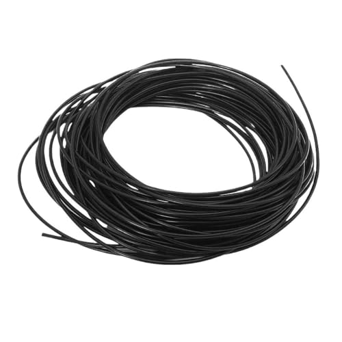 Schwarzer kleiner Kapillarschlauch, Außendurchmesser 6 mm, 5 mm, 4,5 mm, weißer Silikonkautschukschlauch, flexibel for Labor, 1 Stück(Black,5METERS*0.5MM*1MM) von YJQHODY