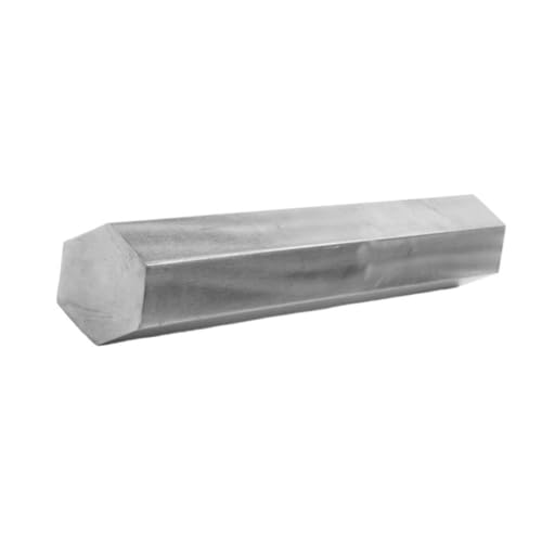 Silberner gerader Metallstab, 8 mm bis 60 mm Unterlänge, Sechskant-Aluminiumlegierungsstab zur Herstellung, 1 Stück(300x8MM) von YJQHODY