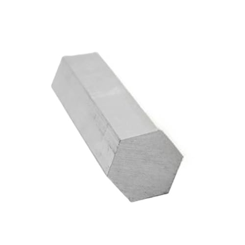 Subtense Abstand 8 32 60 mm Vollkern-Legierungsmetallstange, Aluminium 6061 Sechskantstange Länge 100 300 1000 mm 1 Stück(500X60MM) von YJQHODY