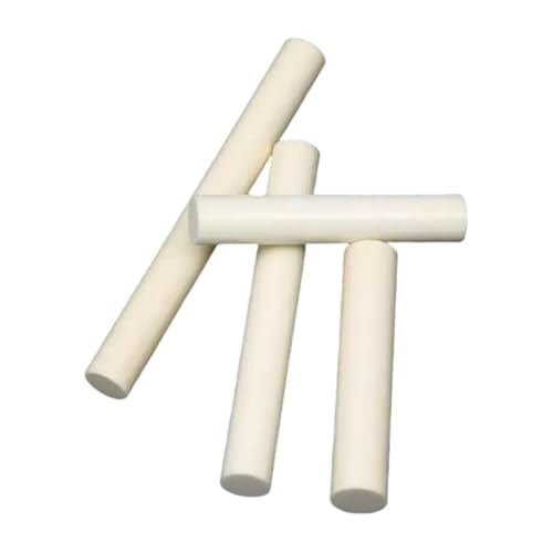 Weißer Aluminiumoxid-Keramikstab for Industrie-, Spiegel- und Präzisionsmaschinen, Aluminiumoxid-Keramikstäbe, 5 Stück(2.5x100mm) von YJQHODY