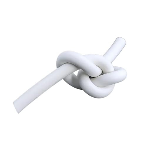 Weißer Schwammträger, geschäumter Stangenstreifen, Dichtungsstreifen, VMQ-Schaumstoff, runde Schnur, Abriebfestigkeit, 1 Stück(7MM*5M) von YJQHODY