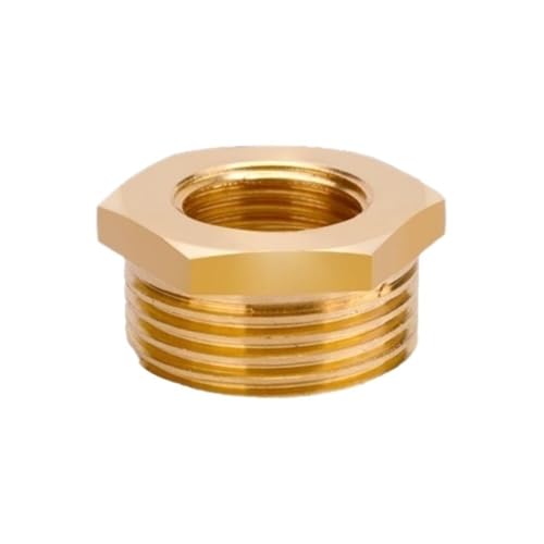 YJQHODY 1 Stück Kupfer-Adapter mit Außen-/Innengewinde aus Messing, Verbindungsstück for Metallrohre, Zubehör for Transferverbindungen(20 * 32 * 17MM) von YJQHODY