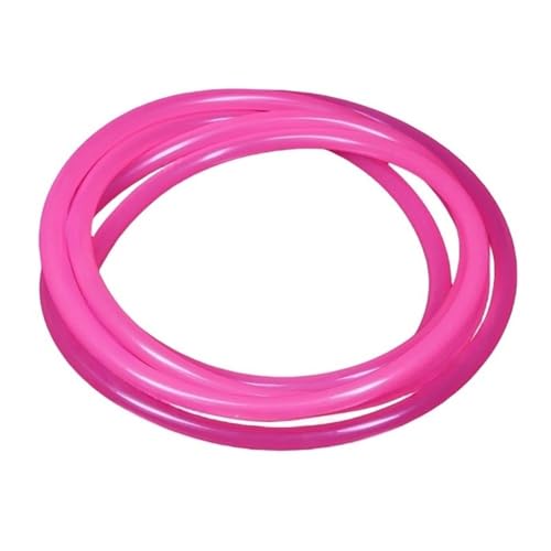 YJQHODY 1 Stück Silikon-Hohlrohr mit hoher Festigkeit, rosa, flexibles Silikonkautschuk-Weichrohr, Innendurchmesser 8 mm, 6 mm, 5 mm(1METER*6MM*8MM) von YJQHODY