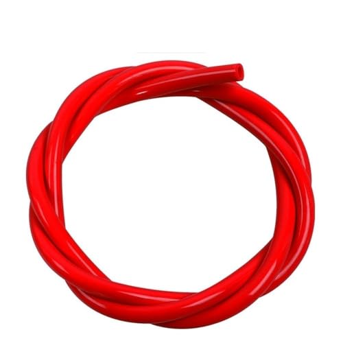 YJQHODY 1 Stück Silikon-Wasserwiderstandsschlauch, flexibles Gummi-Weichrohr mit Innendurchmesser 5 mm, 4 mm, 3 mm for die Architektur(Red,10METERS*3MM*6MM) von YJQHODY