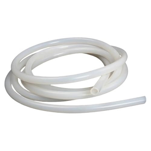 YJQHODY 1 Stück weißes Gummischlauch-Kapillarrohr, 1 Meter Länge, abriebfest, Ersatz-Silikonschlauch(20mm*25mm) von YJQHODY