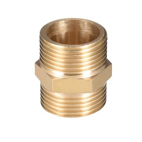 YJQHODY 1 piece Rohr Hex Fitting Adapter, Nippel Stecker Quick-Connect Sanitär Rohr Joiner Hohe-Leistung(3/4 * 3/4 inch) von YJQHODY