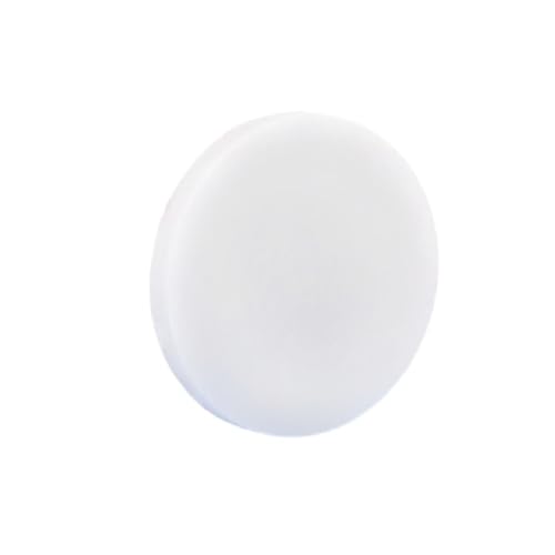 YJQHODY 10 Stück Silikonkautschukplatten, weiß, massiv, rund, Dichtungspads, selbstklebende Rückseite, Durchmesser 10–100 mm(85MM*2MM) von YJQHODY