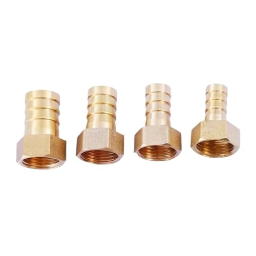 YJQHODY 20 Stück Schlauchverbinder im Pagodenstil mit Widerhaken, Rohradapter mit Innengewinde aus Messing(16MMX1/2INCH) von YJQHODY