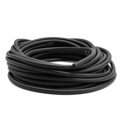 YJQHODY NBR-Dichtungs-O-Ring-Gummischnur, massiver schwarzer, leichter Nitrilkautschuk-Material-Rundstreifen, 1 Stück(2MM*10M) von YJQHODY