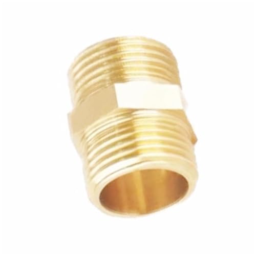 YJQHODY Pneumatisches Wechsel-Sechskantnippel-Fitting, BSP-Stecker × Stecker-Rohrverbinder-Adapter-Koppler Präzision 1 Stück(2inches) von YJQHODY