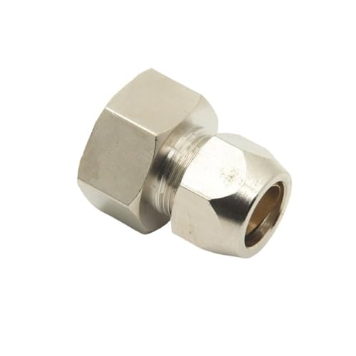 YJQHODY Ring Lock Ölrohr-Kompressionshülse, Verbindungsrohrverschraubung 4-12 mm Innengewinde 1/8 3/8 1/2 Zoll BSP 1 Stück(8MM*3/8INCH) von YJQHODY